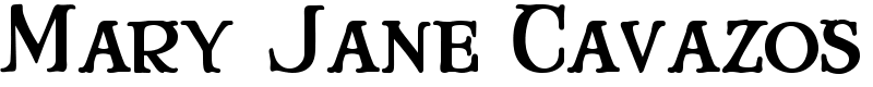Mary Jane Cavazos Font