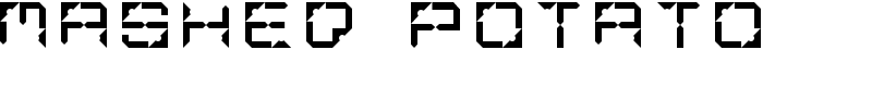 Mashed Potato Font