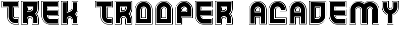 Trek Trooper Academy Font