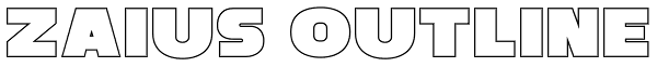 Zaius Outline Font