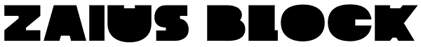 Zaius Block Font