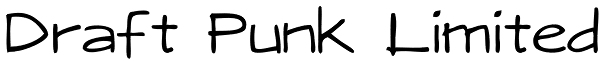 Draft Punk Limited Font