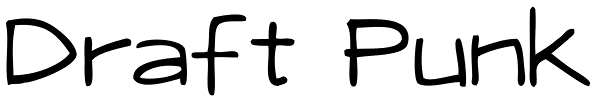 Draft Punk Font
