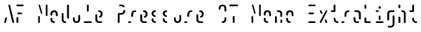 AF Module Pressure OT Mono ExtraLight Font