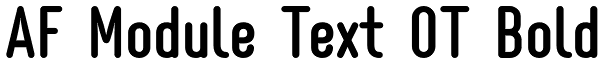 AF Module Text OT Bold Font