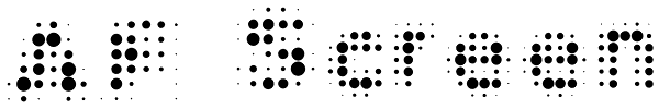 AF Screen Font