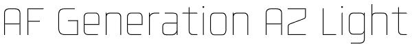 AF Generation AZ Light Font