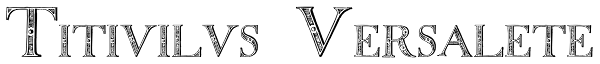 Titivilus Versalete Font