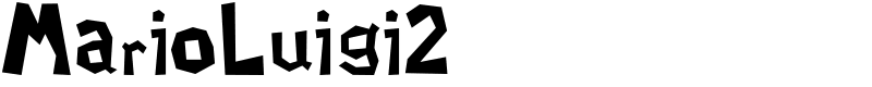 MarioLuigi2 Font