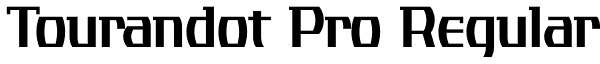 Tourandot Pro Regular Font