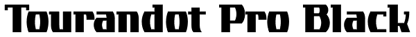 Tourandot Pro Black Font
