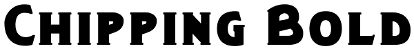 Chipping Bold Font