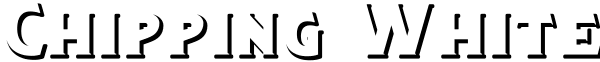 Chipping White Font