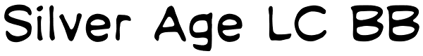 Silver Age LC BB Font