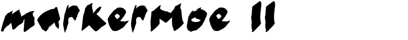 markerMoe II Font