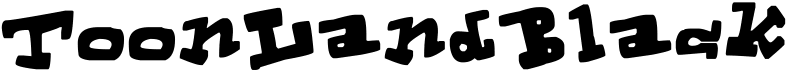 ToonLandBlack Font