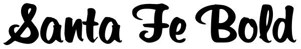 Santa Fe Bold Font