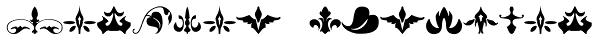 Insigne Fleurons Font