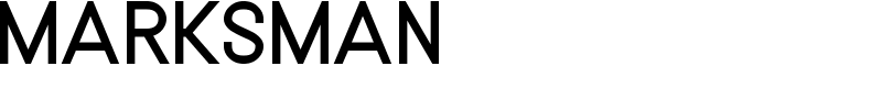 MARKSMAN Font