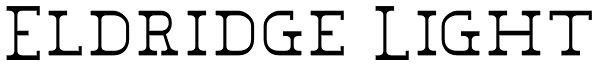 Eldridge Light Font