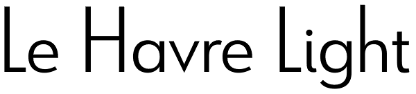 Le Havre Light Font
