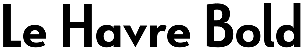 Le Havre Bold Font