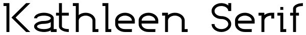 Kathleen Serif Font