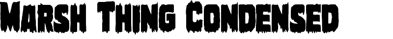 Marsh Thing Condensed Font