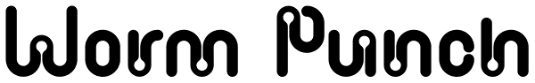 Worm Punch Font