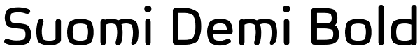 Suomi Demi Bold Font