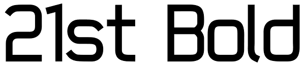 21st Bold Font