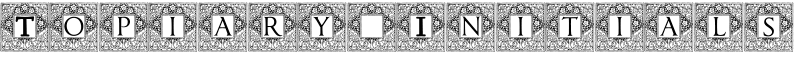 Topiary_Initials Font