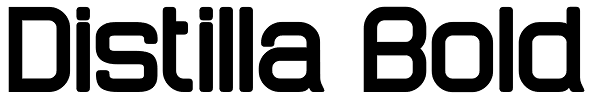 Distilla Bold Font