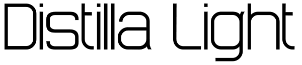 Distilla Light Font