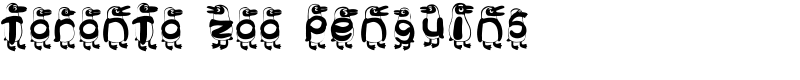 Toronto Zoo Penguins Font
