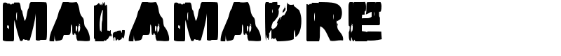 MALAMADRE Font