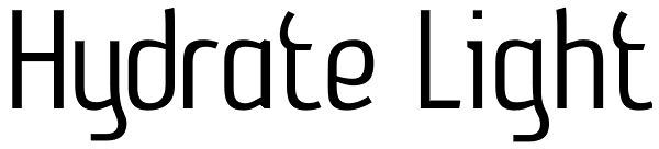 Hydrate Light Font