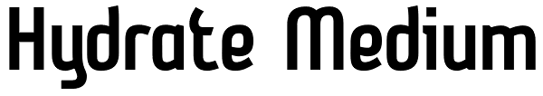 Hydrate Medium Font
