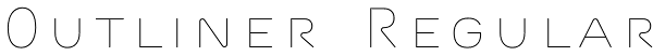 Outliner Regular Font
