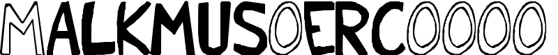 Malkmus_erc_001 Font