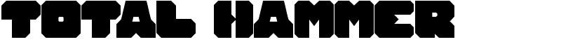TOTAL HAMMER Font
