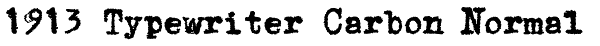 1913 Typewriter Carbon Normal Font