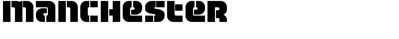 Manchester Font