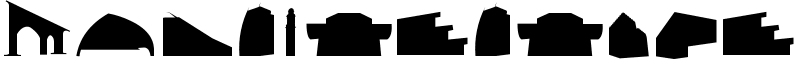 Mancitecture Font