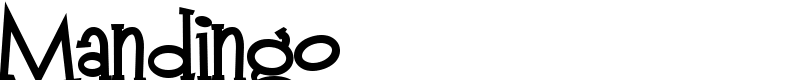 Mandingo Font