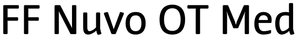 FF Nuvo OT Med Font