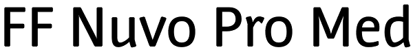 FF Nuvo Pro Med Font