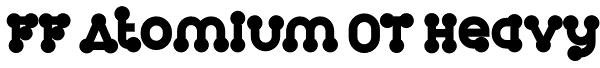 FF Atomium OT Heavy Font
