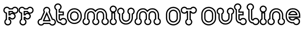 FF Atomium OT Outline Font