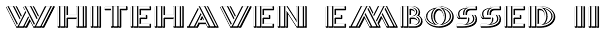 Whitehaven Embossed II Font
